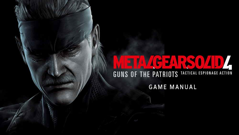 METAL GEAR SOLID 4 GUNS OF THE PATRIOTS